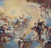 Carlo Innocenzo Carlone The Glorification of St Felix and St Adauctus. oil painting reproduction